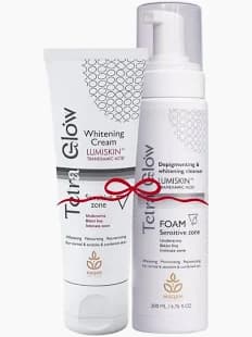 tetra glow routine for whightening sensetive area