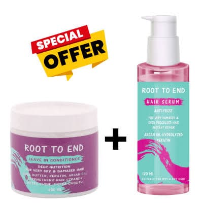 Root to End Leave-In Conditioner +Hair serum